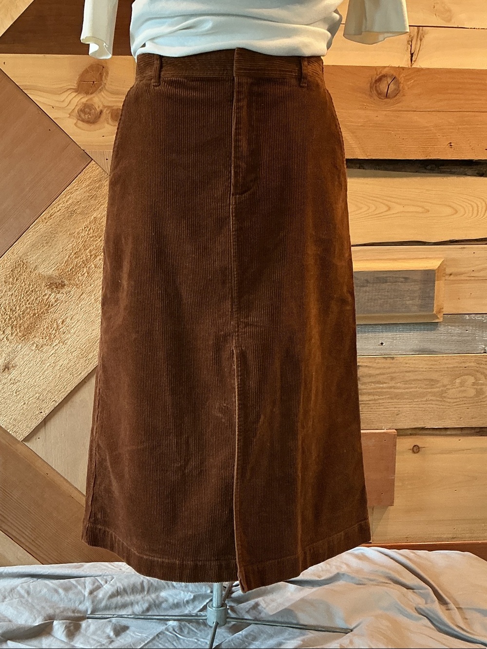 GAP Brown Corduroy A-Line Women's Skirt